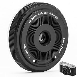 VILTROX 28mm F4.5 X �x�m X�}�E���g�����Y�p�AAF 28mm f/4.5 X�}�E���g�p���P�[�L�����Y�����Y�AAPS-C�L�p�����Y�AFuji X-T5 X-H2 X-T50 X-M5 X-T30 II X-Pro3 X-S20 X-
