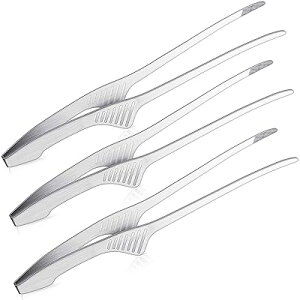 CMD トング 焼肉 BBQトング ステンレス 3本セット バーベキュー 菜箸 便利小物 25cm 家庭用 (先端)