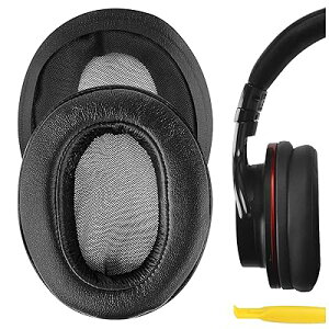 Geekria �C���[�p�b�h QuickFit �݊��� �p�b�h �\�j�[ Sony MDR-1ABT, MDR-1RBT, MDR-1RNC �w�b�h�z���ɑΉ� �p�b�h �C���[/�C���[�J�b�v (�v���e�C�����U�[/�u���b�N)