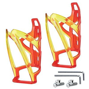 ROCKBROS(ロックブロス)ボトルケージ 自転車 ドリンクホルダー 軽量 ボトルホルダー おしゃれ PC素材 ロードバイク MTB クロスバイクなど適応 グラデーション 一体成型 2個セット