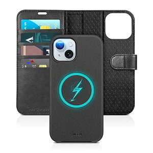 TUCCH iPhone 15 Ή P[X 蒠^ 2 in 1  ACtH 15 P[X 蒠^ p O\ Ռz Sʕی [RFIDubLO] J[h[ X^h@\ PU 2023N ӂ 