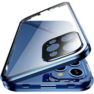 iPhone 15 Pro P[X SʃJo[ bN@\t+}Olbg ʃNAKX SbN Jی A~op[ ACtH15 Pro KXP[X ʃP[X  (iPhone15Pro, [u[