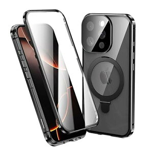iPhone 16 Pro p P[X MagSafeΉ CX[dΉ SʃJo[ Ot X^h@\ ̌^Yی bN ʃP[X}Olbg KX ACtH16Pro Jo[ NA P[