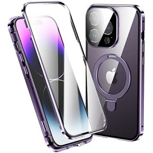 iPhone 14 Pro Max p P[X MagSafeΉ CX[dΉ SʃJo[ Ot X^h@\ ̌^Yی bN ʃP[X}Olbg KX ACtH14promax Jo[ NA