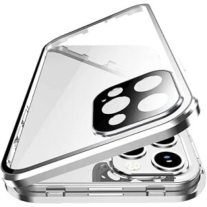 iPhone 15 Plus P[X SʃJo[ bN@\t+}Olbg ʃNAKX SbN Jی A~op[ ACtH15 Plus KXP[X ʃP[X  (iPhone15Plus, Vo
