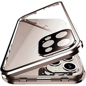 iPhone 15 Pro P[X SʃJo[ bN@\t+}Olbg ʃNAKX SbN Jی A~op[ ACtH15 Pro KXP[X ʃP[X  (iPhone15Pro, D)