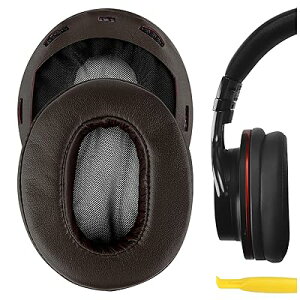 Geekria �C���[�p�b�h QuickFit �݊��� �p�b�h �\�j�[ SONY MDR-1A, MDR-1ADAC �w�b�h�z���ɑΉ� �p�b�h �C���[/�C���[�J�b�v (�x���A/���F)