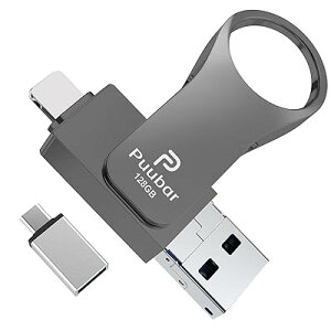 128GB USB[yƊEvV pAvsvz4in1iPhoneΉusbtbVhCu e USB 3.0 tbVIOS/Android/PC/Macbook/Ή iphonepusbACtH ob