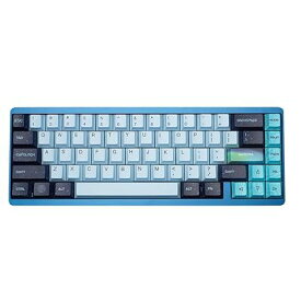 Mechkeys VARMILO Muse65 ゲーミングキーボード、CNC加工アルミ合金シャーシ、有線マグネティックホワイトスイッチキーボード、FPSゲーム用の調整可能なトリガー付き (Au Rora)
