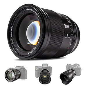 Viltrox 75mm F1.2 Pro a I[gtH[JX Y APS-C X}Eg~[XJ X-A7 X-E2S X-E3 X-E4 X-H1 X-H2 X-H2S X-Pro2 X-Pro3 X-S10 X-T1 X-T1