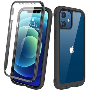 Diaclara iPhone12P[X iPhone12proP[X 6.1C` op[P[X ʕیtCt wʃNA PC+TPU Sʕی  P[X CX[dΉ ubN