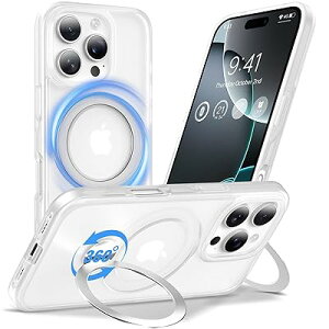 Anqrp iPhone 16 Pro p P[X yMagSafeΉzy_360° ]X^h zϏՌ ϋv X}zP[X 18N B[  ČRMILKi CX[dΉ ~ cΉ wh~ 