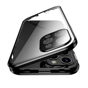 bNt iPhone14 Pro P[X OʃJo[ Jی KXtBt }Olbg ACtH14 Pro ʃP[X 360 KXP[X A~ op[  NA,