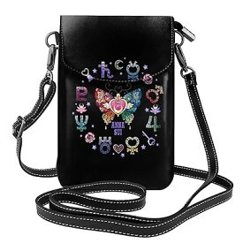 美少女戦士セーラームーン スマホポーチ レディース 本革 ショルダーバッグ メンズ 薄い 軽量 スマホポシェット 人気 かわいい 財布 ミニポーチ 斜め掛けバッグ。高い19.2cm×幅12.5cm×厚4cm。