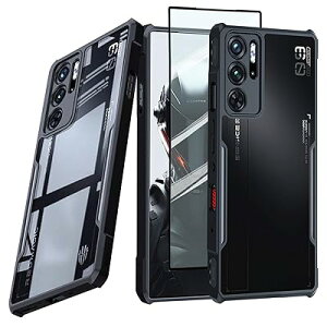 Guizzcg ZTE Nubia Red Magic 9 Pro / 9 Pro+ / 9S Pro / 9S Pro+ pP[X ^ yʃJo[ \tgTPUop[ + AN NAobN ~^[O[h GAobO ϐk ی