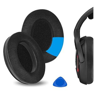 Geekria �C���[�p�b�h Sport �݊��� �p�b�h �[���n�C�U�[ Sennheiser GAME ONE/ZERO, PC 360/ 363D/ 373D �w�b�h�z���ɑΉ� �p�b�h �C���[/�C���[�J�b�v (��p�W�F��/�u���b�N)
