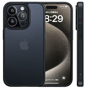 NIMASO P[X iPhone 15 Pro pX}zP[X ~ }bgdグ Sʕی ϏՌ ČRMILKi擾 CX[d  Jo[ Xgbvz[t ACtH 15 vi6.1C`jΉ X