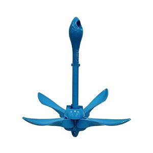 BeGrit 青カヤック アンカーボートアンカー 1.5KG釣りアンカー ゴムボートアンカー 流し釣り アンカー ヨット カヌー カヤック フォールディングアンカーカヌー 小型ボート パドルボード(SUP