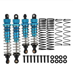 XBERSTAR 1/10 RC tgAVbNAu\[o[ 4 pbNA~VbNAu\[o[Tamiya DT-02 DF-02 DT-03 TT-02B 1/10 RC AbvO[hp[cp (Blue)