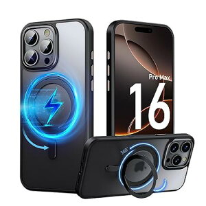 PRODELI P[X For iPhone 16 Pro Max p Jo[ 360°]X^h MagSafeΉ ČRMILKi ϏՌ wh~ CX[dΉ h~ Yی C菝h~ }bg O }Olbg X