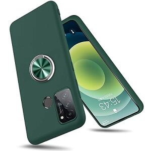 OPPO Reno5 A ケース リング付き シリコン TPU 柔らかい ストラップホール 薄型 耐衝撃 衝撃吸収 車載ホルダー対応 スタンド機能 傷付き防止 指紋防止 さらさら手触り 持ちやすい 滑り止め オッ