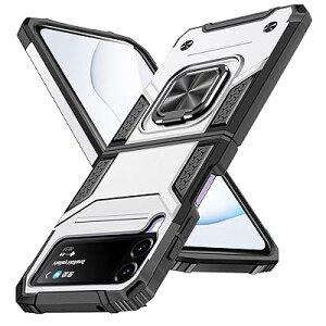 Galaxy Z Flip4 5G P[XO ϏՌ Ռz ČRMILKi擾 Yی TPU+PC O wh~ ԍڃz_[Ή X^h@\ ho ^ y h~ C菝h~ TX SC-54C / SCG17 