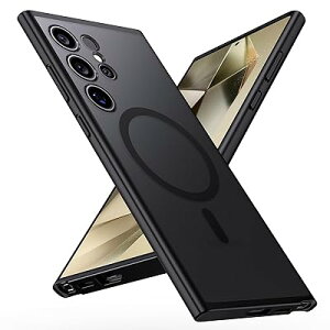 �yMagSafe�Ή��E�ČR�K�i�zHolidi Galaxy S24 Ultra �P�[�X MagSafe�Ή� �}�b�g�� �}�O�l�b�g���� �ČRMIL�K�i �S�ʕی� ���C�����X�[�d ���ςȂ� ��d�\�� ������ �M�����N�V�[s24 ultra �P�[�X Mag