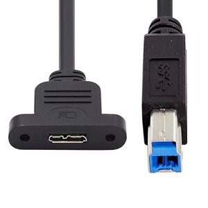 CYP[u Type-B USB 3.0 IX - Micro 3.0 Type-B X lW}Eg^Cv P[u 5Gbps 50cm