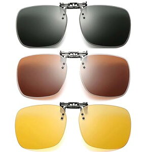 [FRAZALA] NbvI Ό TOX ˏグ OJbg UV400 O|NbvTOX O̊p jp (Dark Green + Brown + Yellow)