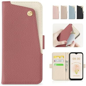 CASSYOOK aquos wish4 ケース 手帳型 アクオスwish4ケース 手帳型 財布型 カバー カードポケット付き ウィッシュ4 SH-52E ケース 全面保護 Sharp aquos wish4 スマホケース カード収納 横置きスタンド