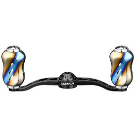 ゴメクサス CH90 リールハンドル ダイワ (Daiwa) ベイトリール互換 90mm（タトゥーラ/ジリオン/月下美人）シマノ(Shimano)互換（アンタレス/メタニウム/スコーピオンDC） パワーゲーム用両軸対応 耐塩害アルミ製 ハンドルノブ付