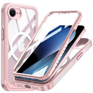 iPhone 16e P[X MagSafeΉ SʃJo[ ʃP[X ʃJo[ KXtBt 360xSʕی ACtH 16e Jo[ ϏՌ AEghA,sN