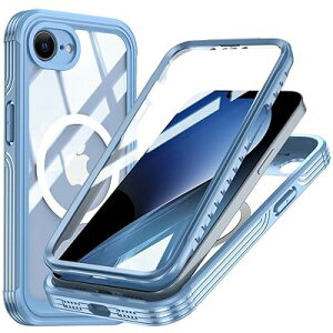 iPhone16e P[X MagSafeΉ SʃJo[ ʃP[X ʃJo[ KXtBt 360xSʕی ACtH16e Jo[ ϏՌ AEghA,u[
