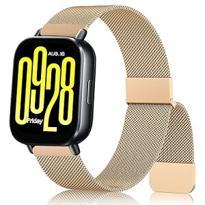 [Amzpas] �o���h for Xiaomi Redmi Watch 5 Lite/Redmi 5 Active/Xiaomi Watch S4/S3 �����o���h �X�e�����X �����x���g �������� �j�����p �}�O�l�b�g ���ߋ� ���b�V�� �ʋC ���[