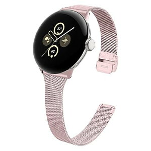 [LuFiYa] �o���h Google Pixel Watch 3 41 mm/Google Pixel Watch 2/Google Pixel Watch �Ή� ���v�o���h �����X�e�����X�|�� �ւ��x���g �X�g���b�R���p�`�u�� Google Pi