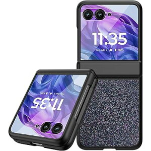 Miimall ΉMoto Razr 50 Ultra/Razr+ 2024 P[X KX qWی ϏՌ LL y ^ gуJo[ g[ Razr 50 Ultra X}zP[X Jی Sʕی h σXNb`