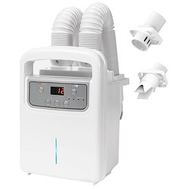 【2025新型 1000Wハイパワー・布団2組・靴2組対応】布団乾燥機 ふとん乾燥機 ダニ退治 多機能自動温度調節 温風機能 マット不要 ふとんかんそうき あたため 軽量 湿気対策 除湿 衣類乾燥 靴乾燥機 梅雨対策 寒さ対策 静音設計 持ち運び/収