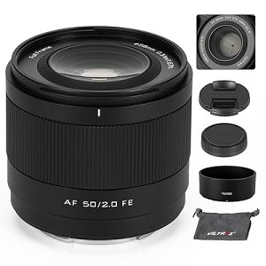 VILTROX 50mm F2.0 FE}Eg\j[EpAF 50mm F2YA\j[E}EgJA7C A7ll A7RlI A7SIII A7III A7RIII A7IV A7RIV A9 A1 FX3 A7RV ZVE1 A7CR