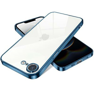 iPhone 16e �p �P�[�X �N���A �A�C�t�H�� 16e �X�}�z�P�[�X �ϏՌ� ���^ �ČRMIL�K�i tpu �J�o�[ �l�C(�u���[)