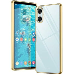 Xperia 10 VI �P�[�X ���� SO-52E SOG14 XQ-ES44 �X�}�z�P�[�X �G�N�X�y���A10 VI so52e �P�[�X �J�o�[ �������ւ肠10VI �X�}�z�J�o�[ �l�C �g�уP�[�X �ϏՌ� (�S�[���h)