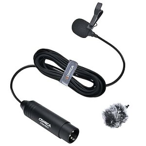 XLR�s���}�C�N COMICA V02C XLR�N���b�v�}�C�N���t�H�� �P��w���� ���x���A�}�C�N48V�t�@���^���d�� �r�f�I�}�C�NCanon/Sony/Panasonic�r�f�I�J�����}�C�N���t�H�� ZOOM H4n H5 H6 Tascam DR-