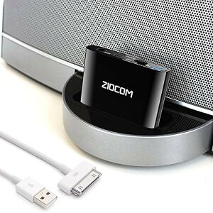 ZIOCOM 30�s���I�[�f�B�I�A�_�v�^�[ �{�[�Y�E�T�E���h�h�b�N�y�ё���30�s���̃~���[�W�b�N�h�b�L���O�X�e�[�V�����p ������M �u���[�g�D�[�X�A�_�v�^�[�i�ԂƃI�[�g�o�C�Ɏg�p�s�j-�u��