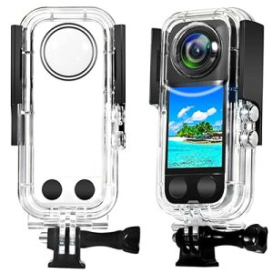LINGHUANG Insta360 X3 �h���P�[�X insta360 x3 �����B�e�p �ψ�40M insta360 x3�p�����P�[�X �C���X�^360 x3 �����n�E�W���O�P�[�X �_�C�r���O�ی�J�o�[ �܂�~�� insta360 x3�A�N�V�����J