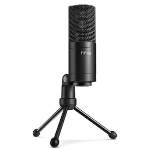 FIFINE XLR�R���f���T�}�C�N �P��w���� �}�C�N �}�C�N�X�^���h�t�� �Q�[�~���O �{�C�X�`���b�g �z�M �^�� �e�����[�N �ݑ�Ζ� �i���[�V���� �{�[�J�� �~�L�T�[/�I�[�f�B�I�C���^�[�t�F�[�X