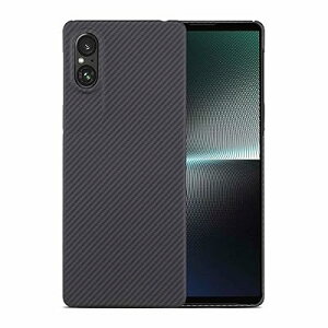 Sisyphy Sony Xperia 5 V �P�[�X �A���~�h�@�� �J�[�{���� �M�����N�V �P�[�X�ɔ�0.64mm ���y��10g �ϏՌ� �}�b�g�i�� 600D �ׂ��Ȃ���j