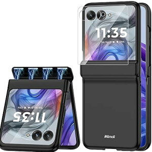 Miimall �Ή�Motolora Razr 2024 50/2025 60 �P�[�X �K���X�t�B�����t�� ��G��ǂ� �ϏՌ� �y�� case �ی�J�o�[ �o���p�[ ���g���[�� razr 50 �X�}�z�J�o�[ ������� �q���W�ی� ���C�����X�[�d ����