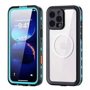 ���S�h�� ��phone 16 Pro �p�h�� �p�P�[�X �h�o �h�� IP68 �ČR�K�i ��phone 16 pro �p�P�[�X �N���A ���� MagSafe�Ή� �����C �����ی� �����ʐ^ �X�g���b�v�t�� �ϏՌ��C�u���[