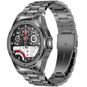 [MioHHR] �X�e�����X�X�`�[���P�[�X�ƃo���h�́AGoogle Pixel Watch 3 �ƌ݊���������AGoogle Pixel Watch 45mm�p�X�g���b�v�t�����^���ی�o���p�[�J�o�[�A�j�����p �O���[