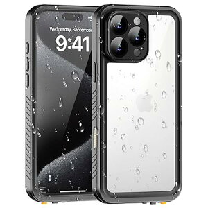 for iPhone 16 Pro �h���P�[�X �N���A���� �S�ʕی� �h�� �h�o �h�� �ϏՌ� IP68�h�����x�� �ČRMIL�K�i�A�C�t�H��16 Pro �p�X�}�z�P�[�X ���C�����X�[�d �J�̓� �����C ���� �����B�e ���o�΍� �K�p 