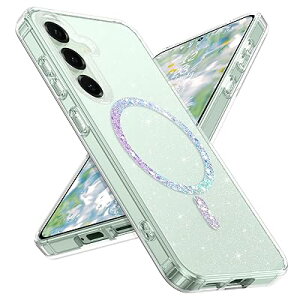 GUAGUA galaxy s25 �P�[�X MagSafe�Ή� �X�^�[�O���b�^�[ �M�����N�V�[s25 �P�[�X���炫�� �}�O�l�b�g ���� ���ʃL���L������ �ϏՌ� ���΂݂Ȃ� �l�C �؍� ���y�� ���^ ������� �}�z�P�[�X ���C